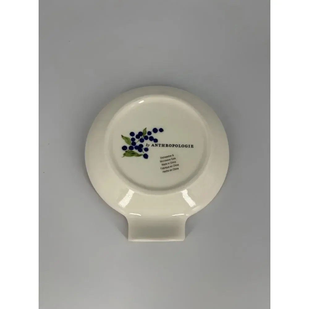 Anthropologie Lou Rota Stoneware Pie Dish Remikens Butter Dish Spoon Rest Set